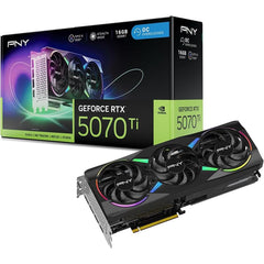 PNY (VCG5070T16TFXXPB1-O) 16GB GeForce RTX 5070 Ti ARGB EPIC-X RGB Overclocked Triple Fan GPU