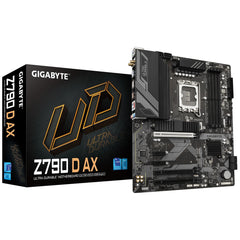 Gigabyte Z790 D AX Ultra Durable Intel 1700 Socket Motherboard, ATX, 4x DDR5 Slots, 3x M.2 Sockets, 2x USB - C Port, 2.5GbE LAN, Wi - Fi 6E, 1x DisplayPort / 1x HDMI Port - FIXgenie