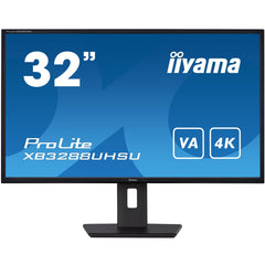 iiyama ProLite XB3288UHSU-B5 32 Inch 4K Monitor, PIP, 60Hz, 3ms, 2x HDMI, 1x DisplayPort, 2x USB Hub, Speakers, Height Adjust, Swivel, Pivot, VESA - FixGenie