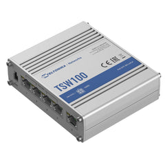 TELTONIKA TSW100 Industrial Unmanaged 4 Port POE+ Network Switch - FIXgenie
