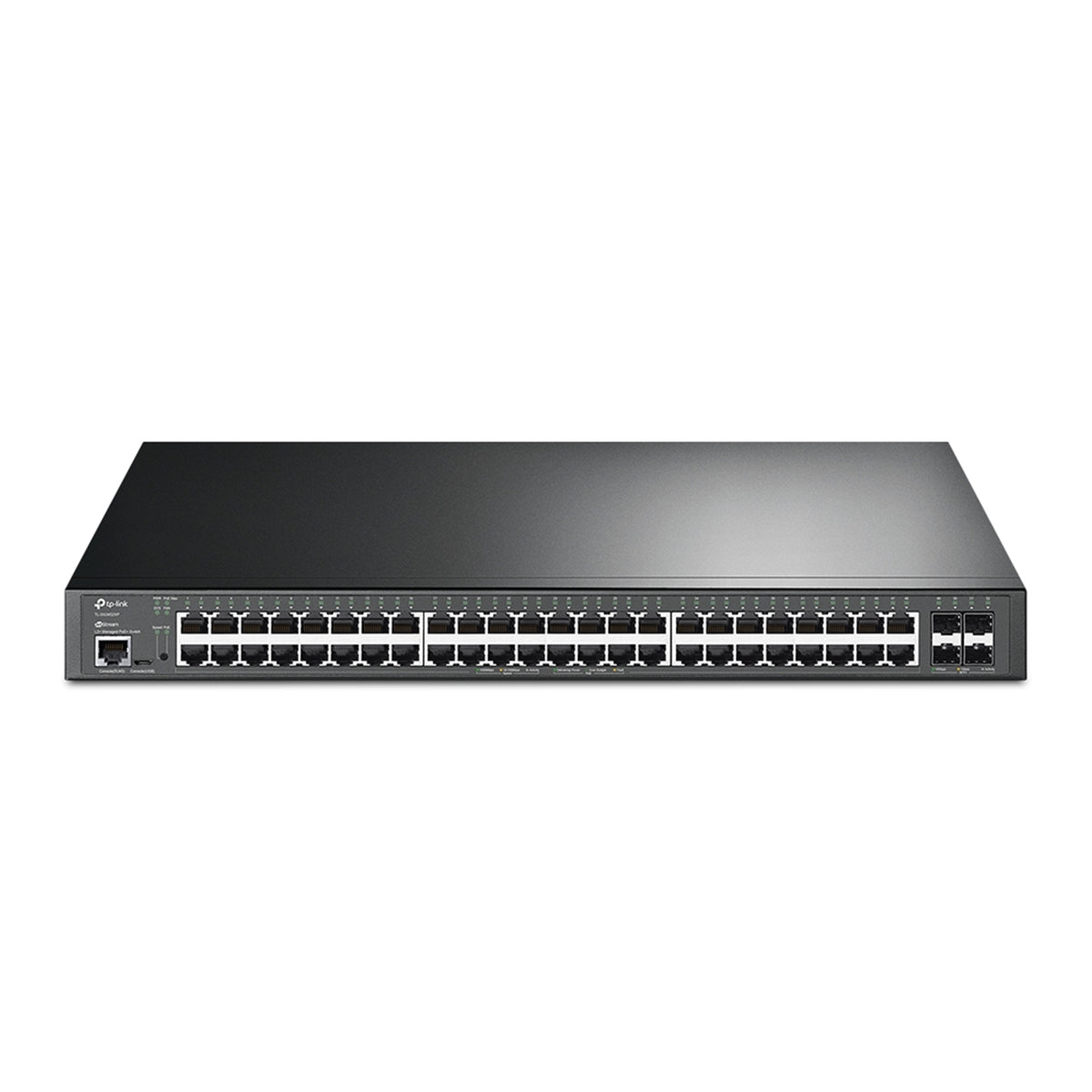 TP-Link TL-SG3452XP 48-Port L2+ Managed GbE PoE+ Access Switch w/ 4 x 10G SFP+ Ports & 3-Year Omada Hosted Cloud Controller