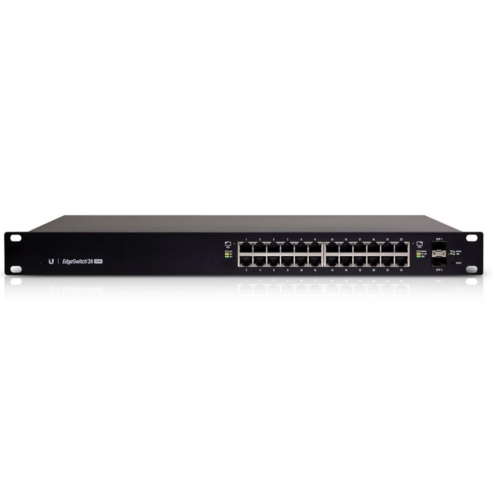 Ubiquiti ES - 24 - 250W EdgeSwitch 24 250W 24 Port Managed Gigabit POE Switch - FIXgenie