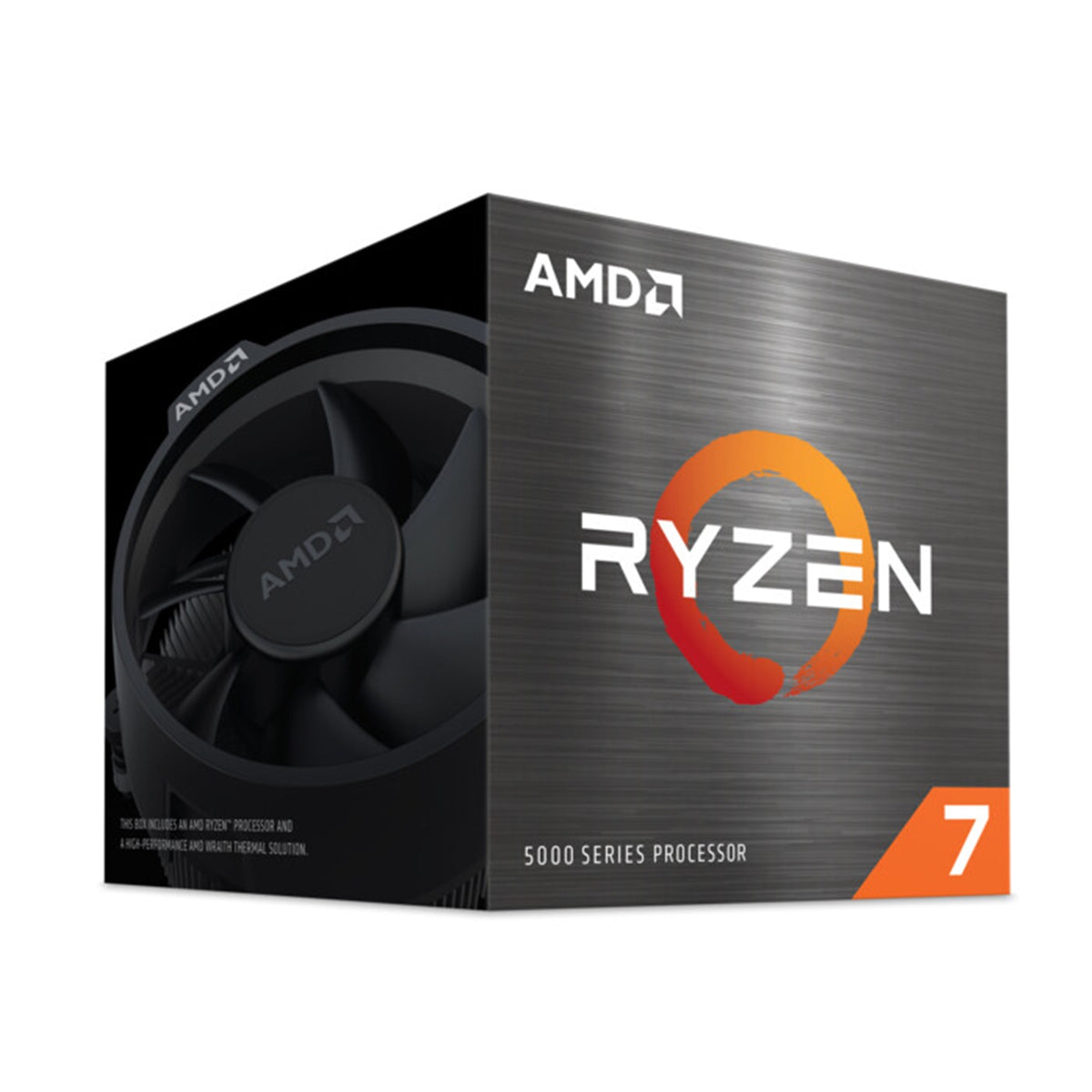 AMD Ryzen 7 5700 3.7GHz 8 Core AM4 Processor, 16 Threads, 3.7GHz 4.6GHz Boost, 20MB Cache, 65W, with Wraith FIXgenie Cooler, No Graphics