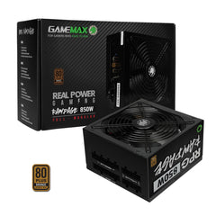 Gamemax RPG Rampage 850W Fully Modular 80 Plus Bronze PSU With 140mm FDB Fan - FIXgenie