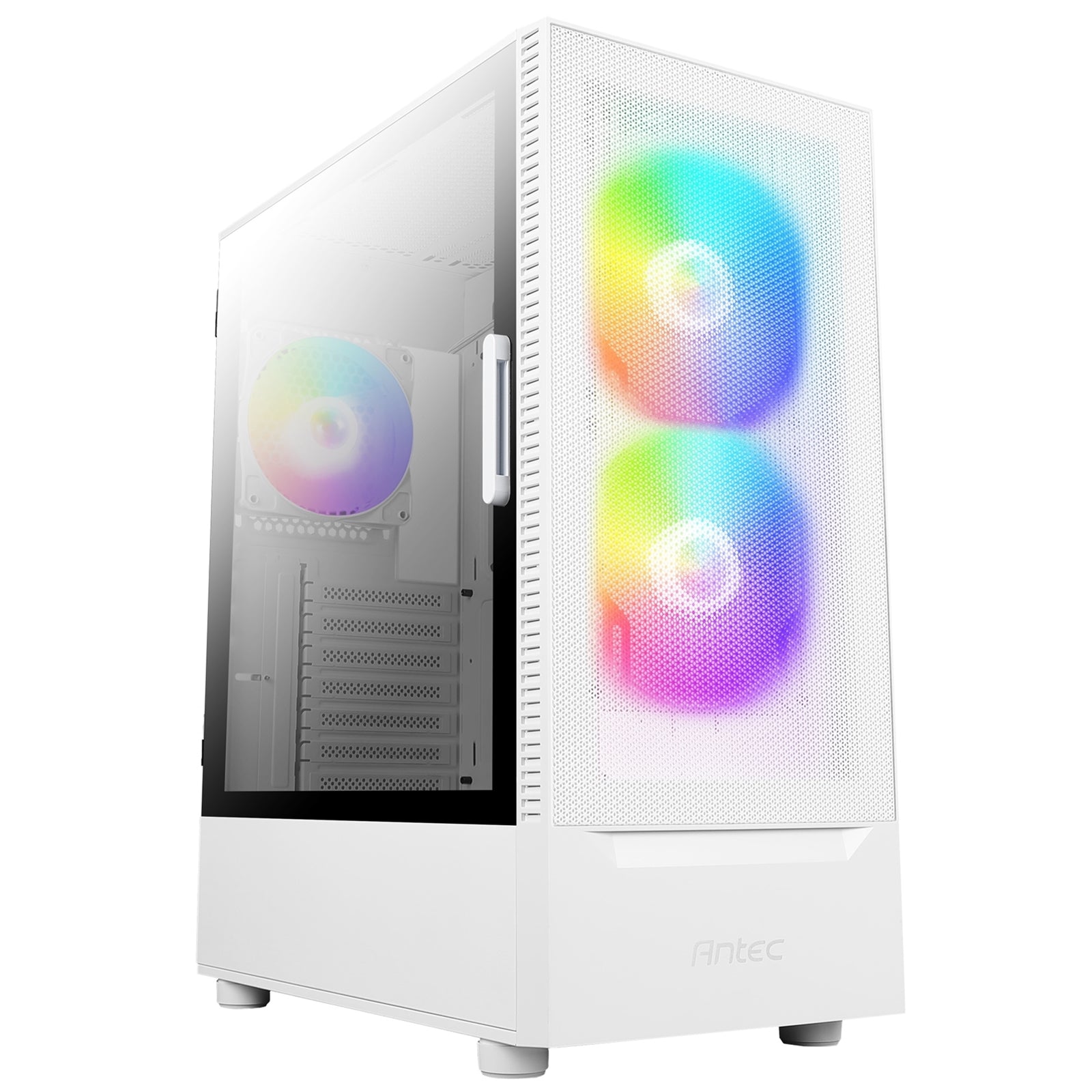 RGB White Gaming Build - AMD Ryzen 7 5600XT 8 Core 16 Thread, 3.80GHz (4.80GHz Boost), 16GB RAM, 1TB NVMe, Intel Arc B580 12GB White Graphics, Liquid Cooled, Windows 11 Home - Custom PC