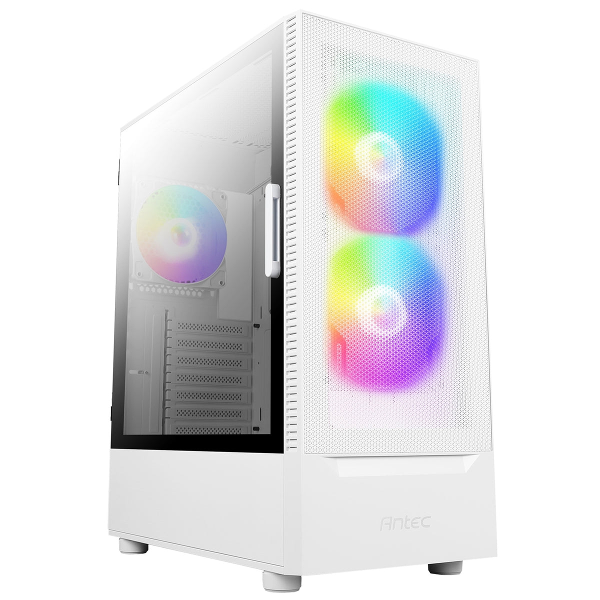 RGB White Gaming Build - AMD Ryzen 7 5600XT 8 Core 16 Thread, 3.80GHz (4.80GHz Boost), 16GB RAM, 1TB NVMe, Intel Arc B580 12GB White Graphics, Liquid Cooled, Windows 11 Home - Custom PC
