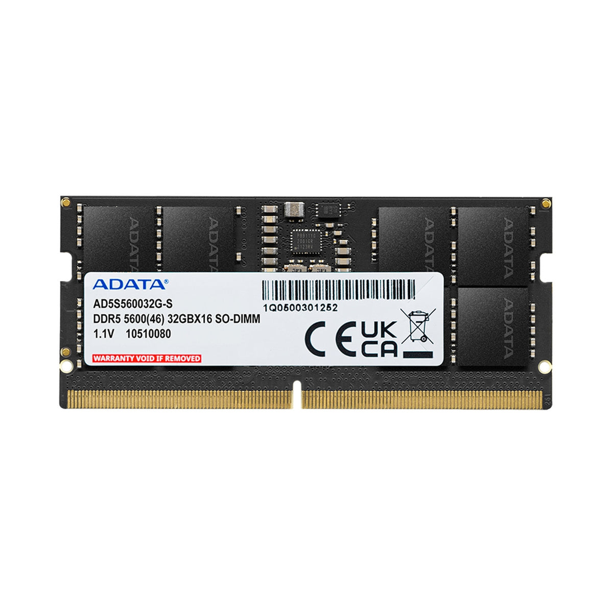 Adata AD5S560016G-S 16GB SODIMM System Memory DDR5, 5600MHz, 1 x 16GB