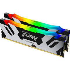 Kingston Fury Renegade Silver RGB KF564C32RSAK2 - 32 32GB (16GB x2) DDR5 6400MT/s Non ECC DIMM - FIXgenie