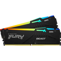 Kingston FURY Beast KF556C36BBEAK2 - 32 32GB RGB (2x16GB) System Memory, DDR5, 5600MHz, Black, 288 Pin - FIXgenie
