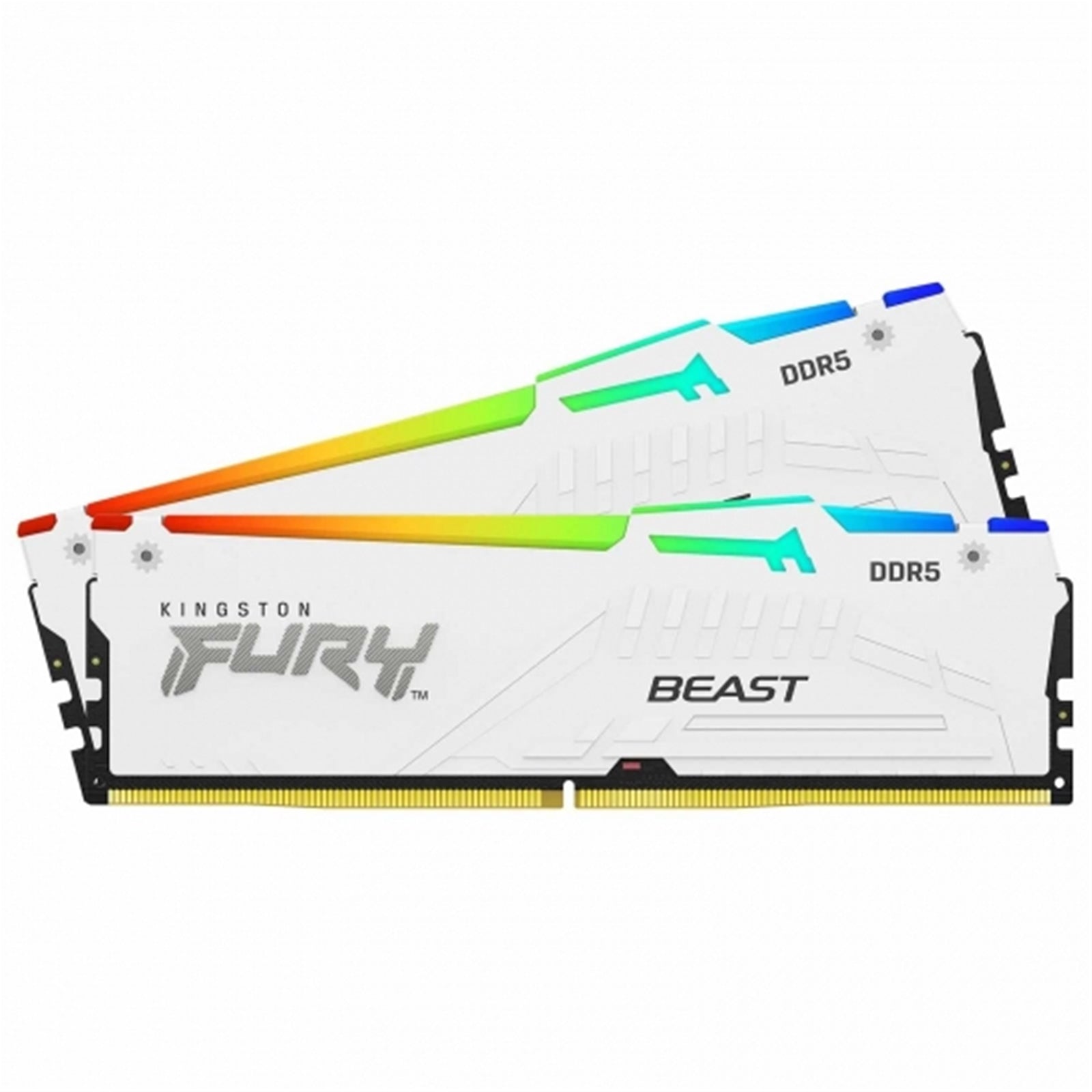 Kingston FURY Beast (KF560C36BWE2AK2-32) 32GB RGB (2x16GB) System Memory, DDR5, 6000MTs, DIMM, CL36, 288 Pin.