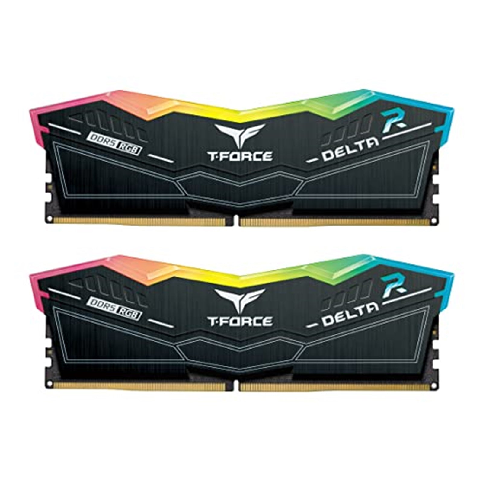 TEAMGROUP T - Force Delta RGB DDR5 Ram 32GB Kit (2x16GB) 5600MHz (PC5 - 44800) CL36 Desktop Memory Module Ram Black for 600 Series Chipset - FIXgenie