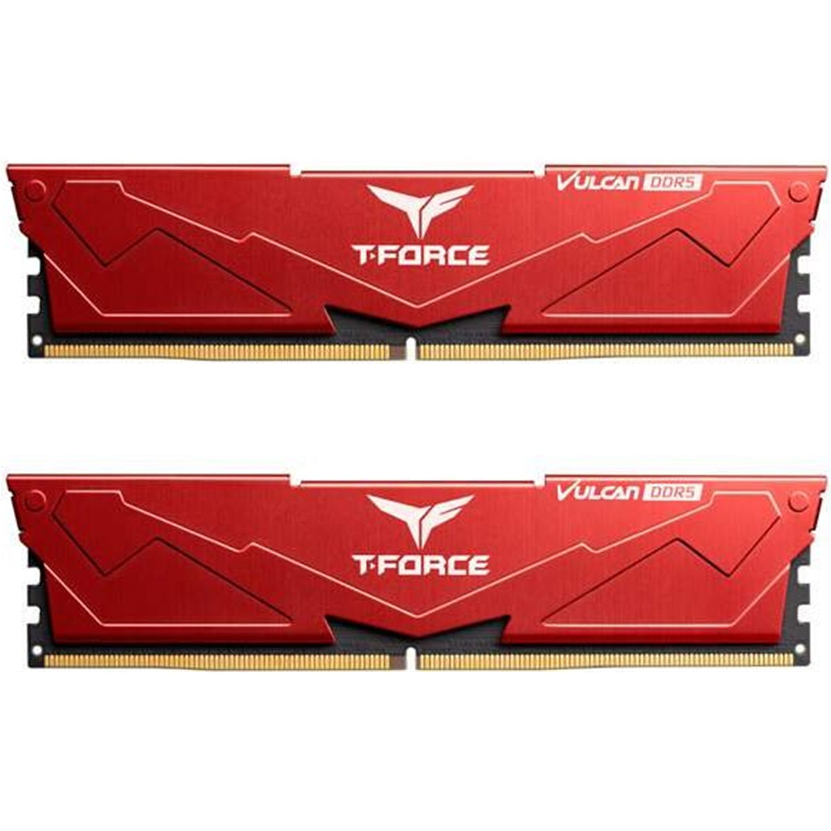 TeamGroup T - Force VULCAN Red DIMM Kit 64GB (2 x 32GB), DDR5 6000MHz System Memory - FIXgenie