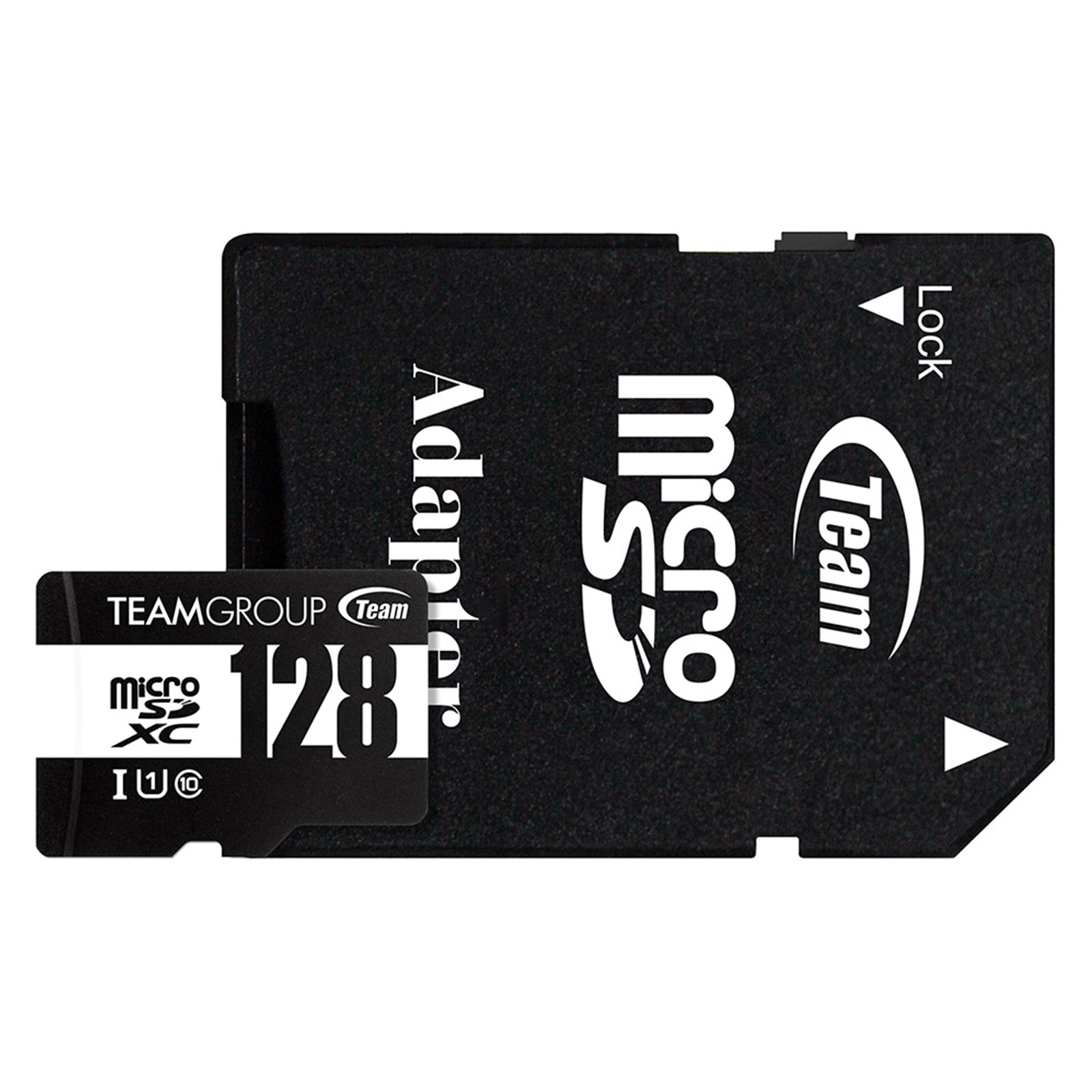 Team 128GB Micro SDXC UHS - 1 Class 10 Flash Card with Adapter - FIXgenie