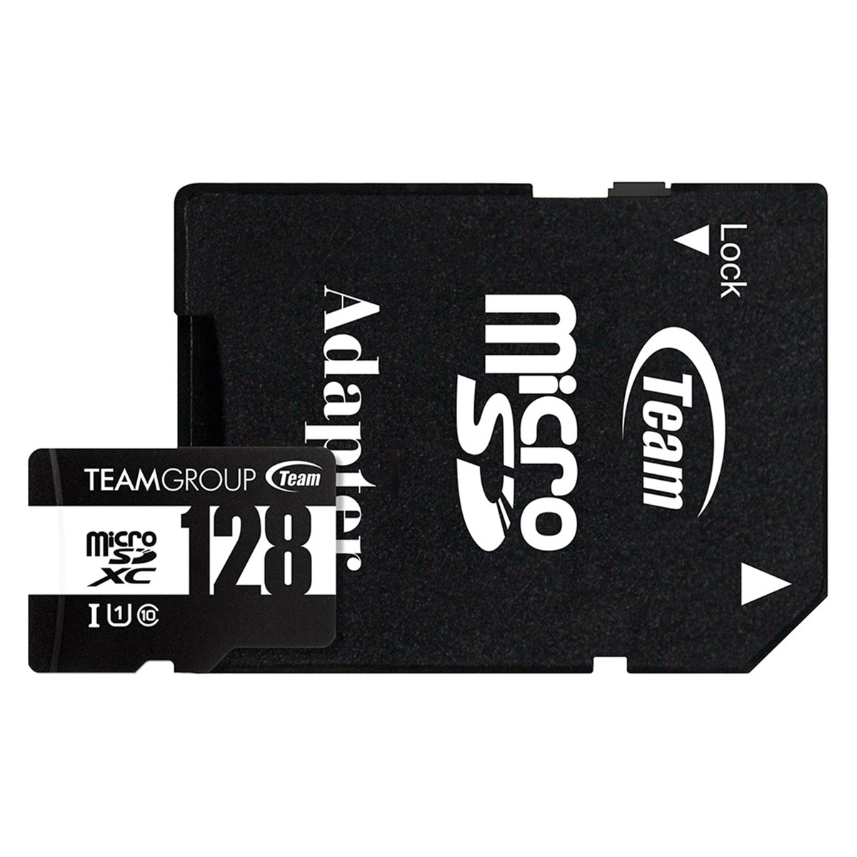 Team 128GB Micro SDXC UHS - 1 Class 10 Flash Card with Adapter - FIXgenie